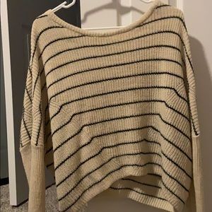 Beige and black urban outfitters sweater
